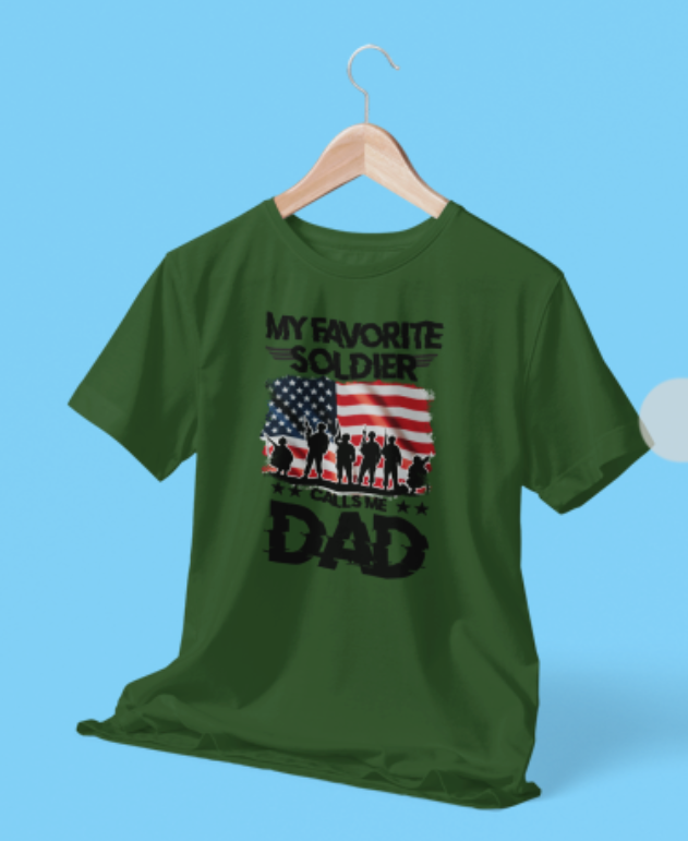 My Favorite Soldier Calls Me Dad Tee